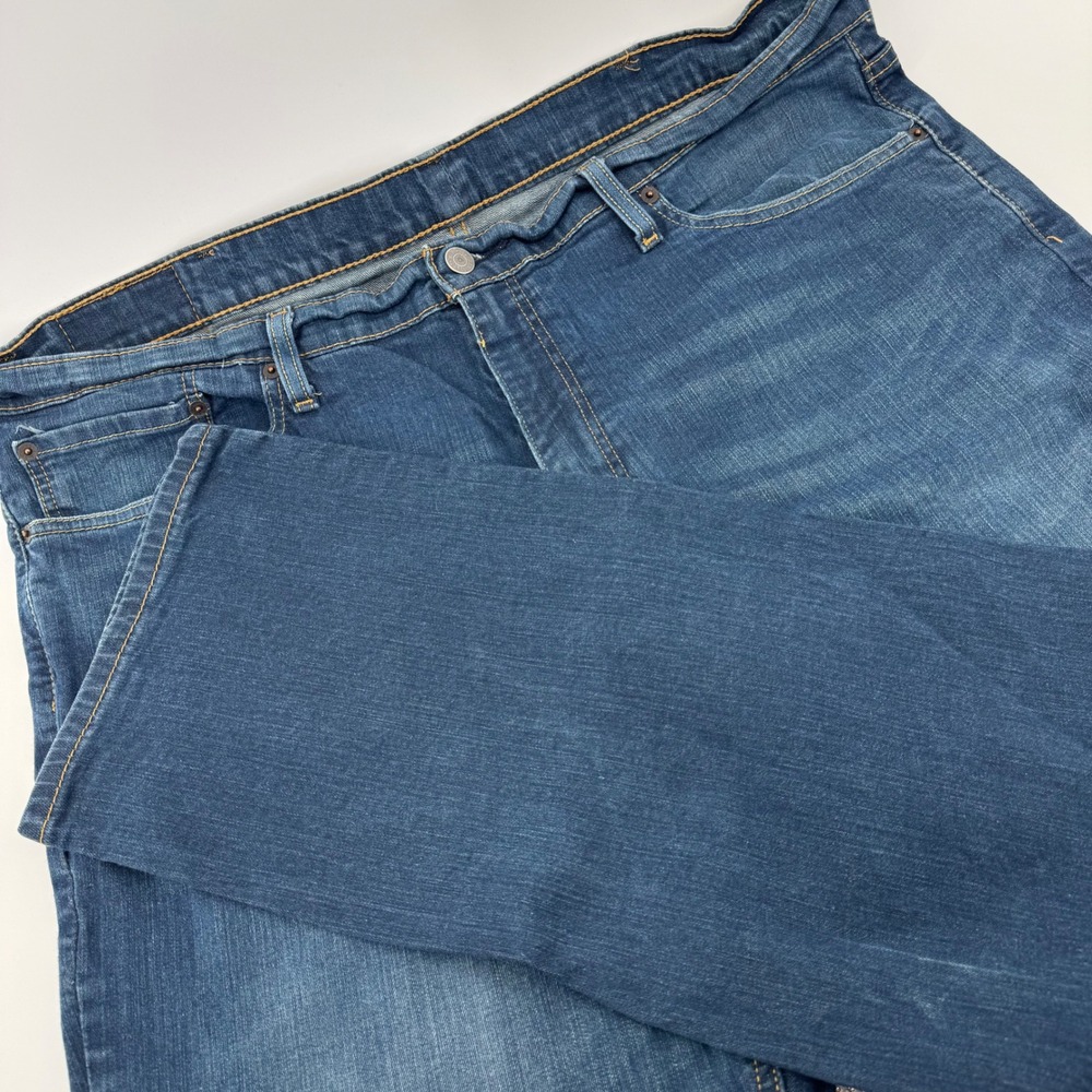 Levis 541 Athletic Fit Mens Jeans Size 44x30 Blue Denim Casual Pants